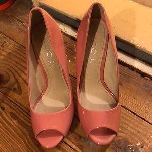 Aldo brand new pink peep toes